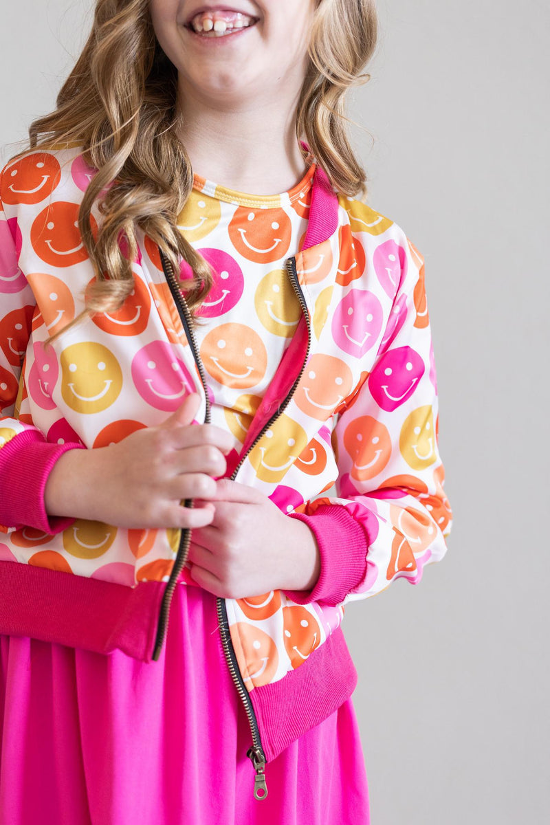 Don't Worry, Be Hippy Jacke – Satin