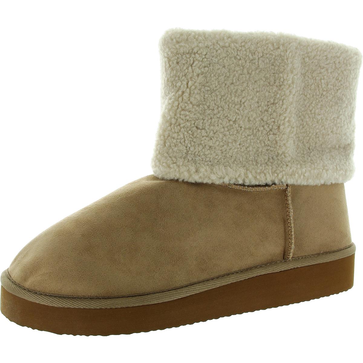 HEAVENLY halbhohe Stiefel – mit Kunstfellfutter, strukturiert