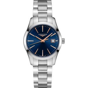 Longines Conquest Classic Herren Armbanduhr – Zifferblatt: Blau