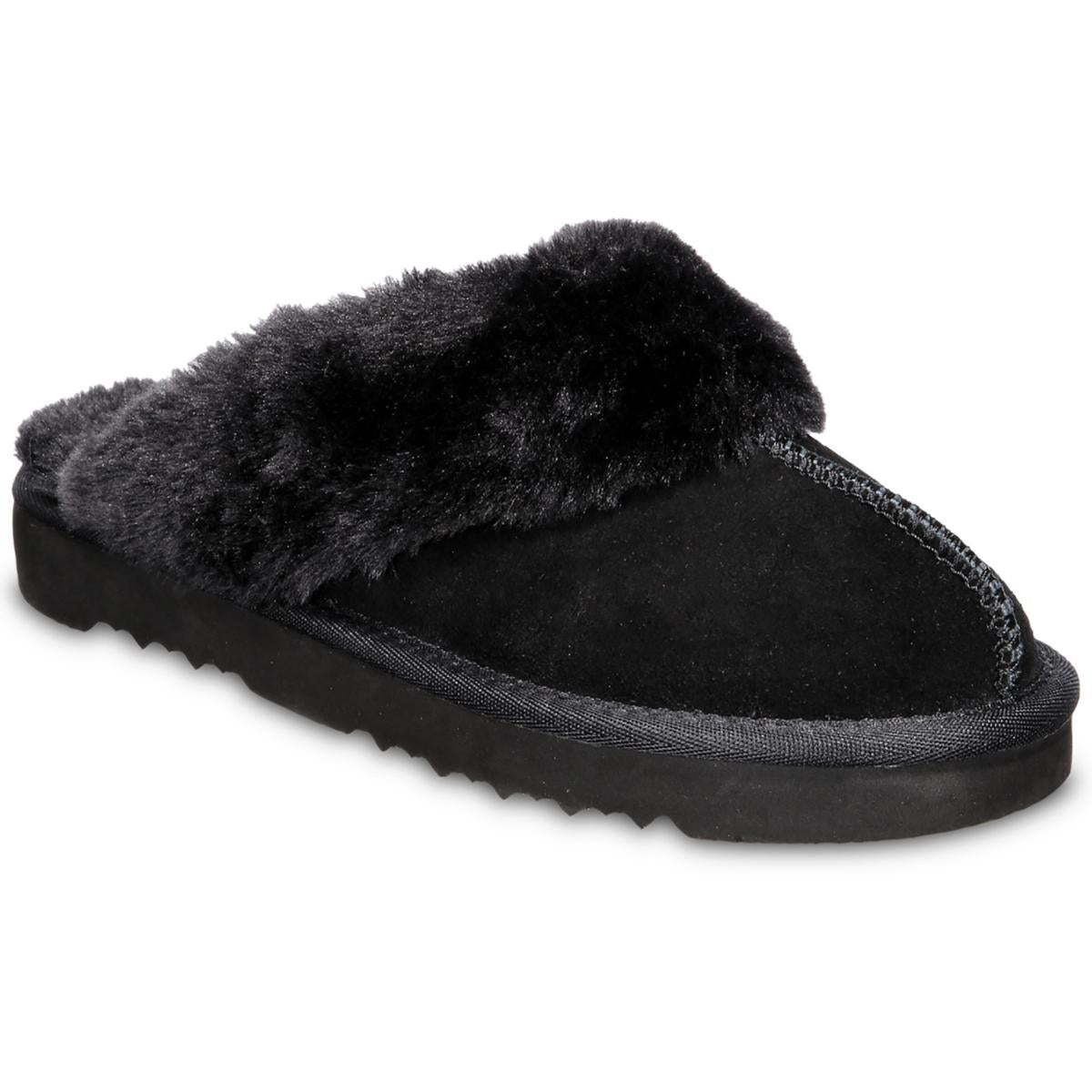 Rosiee Hausschuhe – Veloursleder, offene Ferse