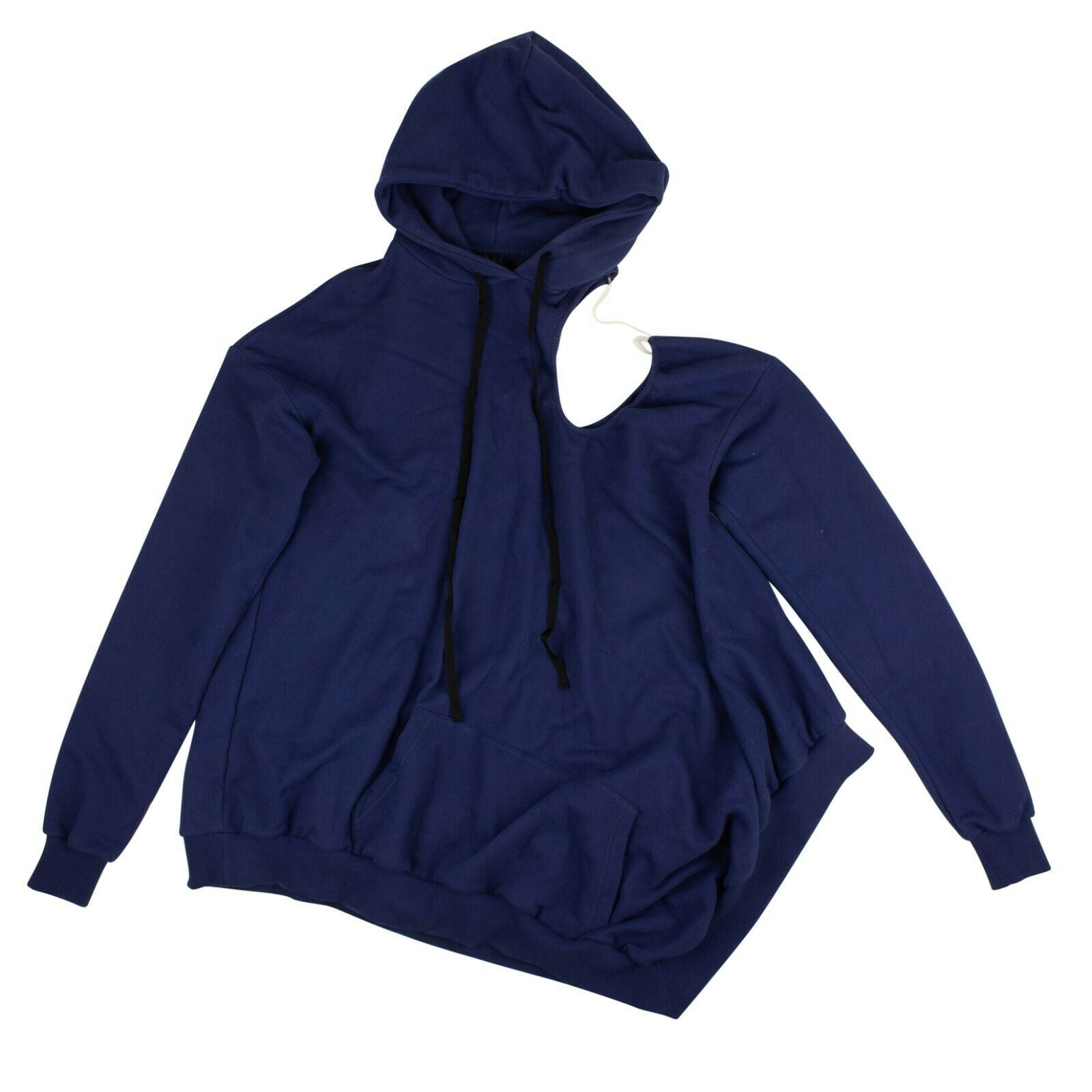 Unravel Project Hole Sweatshirt in Blau