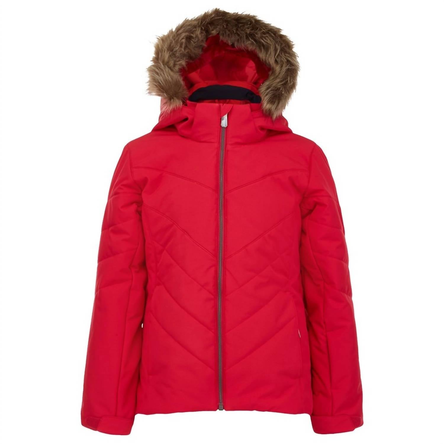 Lola Mädchen-Skijacke in Cerise