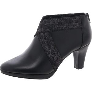 Spice Stiefeletten – Kunstleder, Metallic-Optik