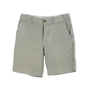 Mr. P Baumwollshorts mit geradem Bein in Grün