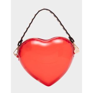 Kitsch Heart Beat Umhängetasche – Rot