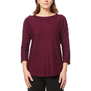 Pullover – Knöpfe, Strick