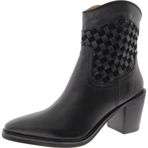Stiefeletten – Leder, unifarben