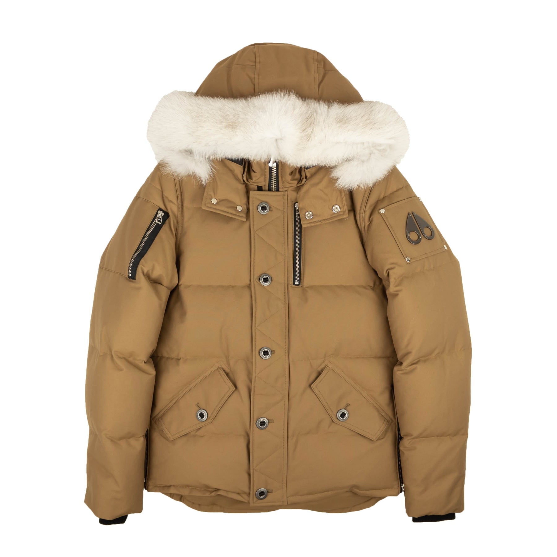 Waxie braune Herren-Reißverschlussjacke – 3Q