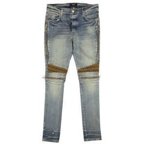 Amiri MX2 Velvet PJ Jeans in Clay Indigo