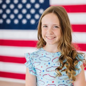 Miss Americana (Mila's Version Kleid mit schwingendem Rock – Flügelärmel