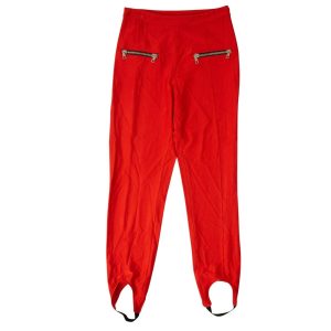 Unravel Project schmal geschnittene Steghose – Rot