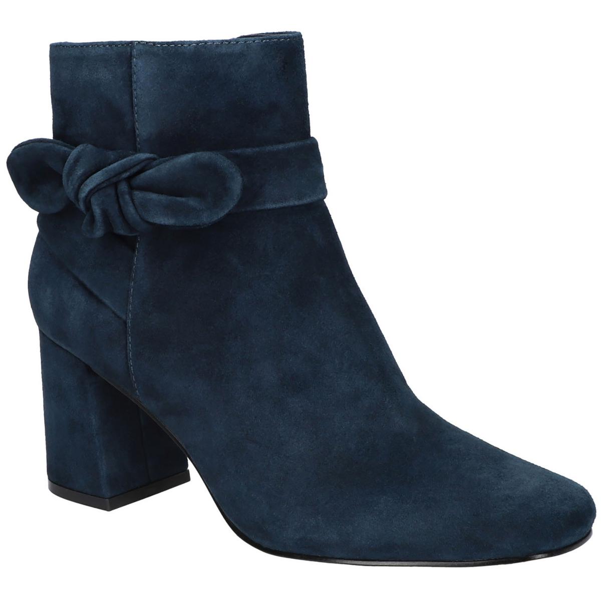 Felicity Stiefeletten – Veloursleder, Schleife