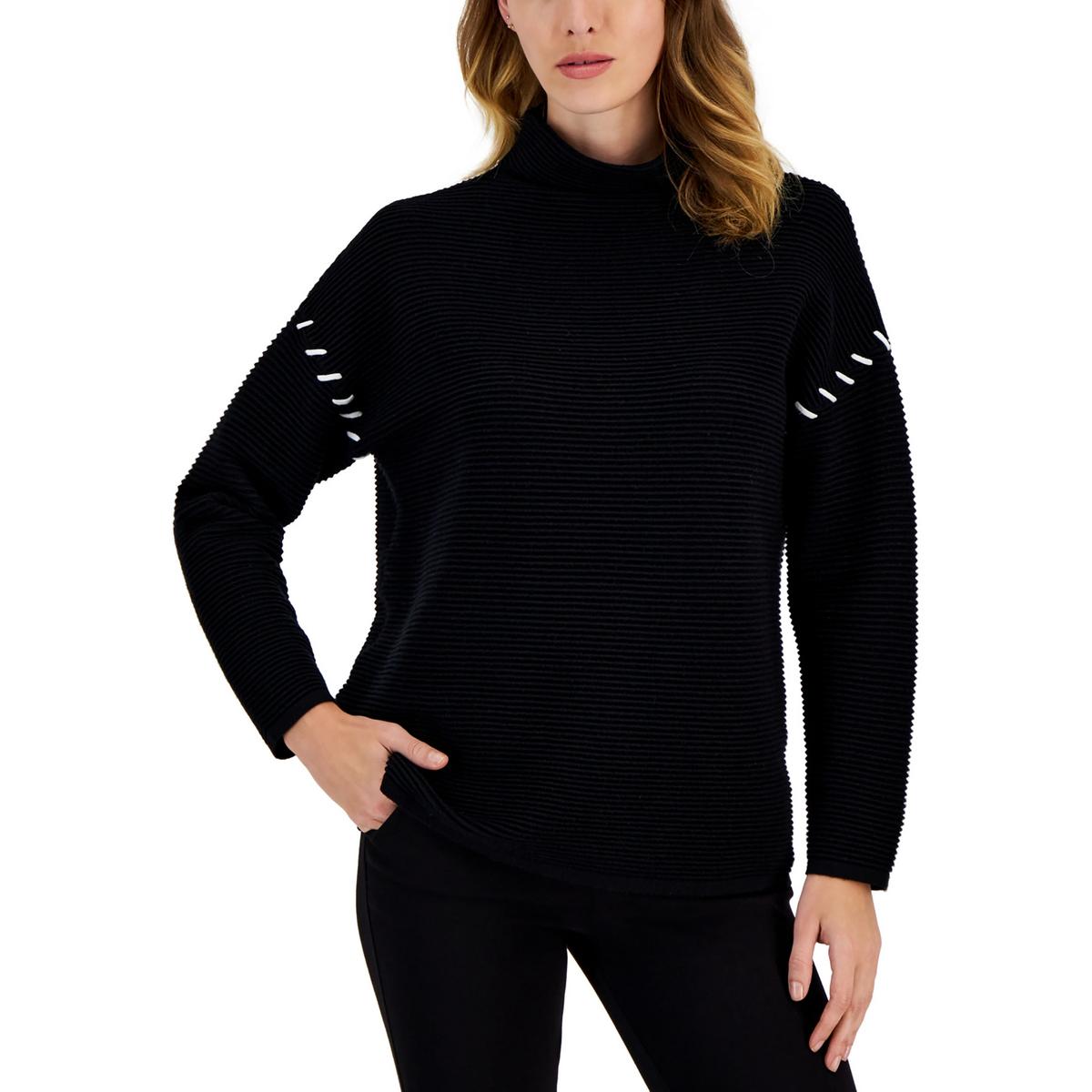 Pullover – Stehkragen, gewebt, Pullover