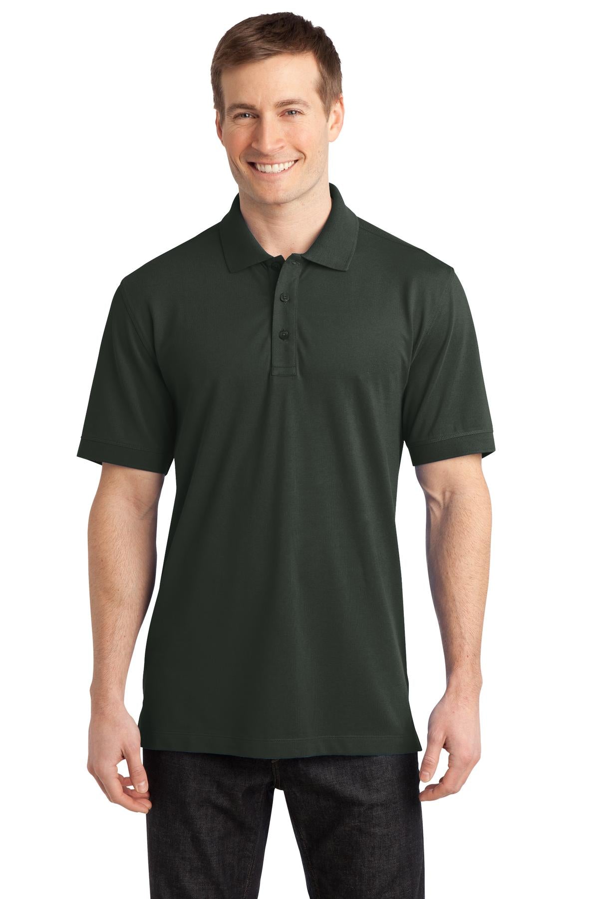 Port Authority Herren-Stretch-Piqué-Poloshirt – K555