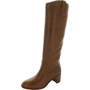 Clara kniehohe Stiefel – Leder, unifarben