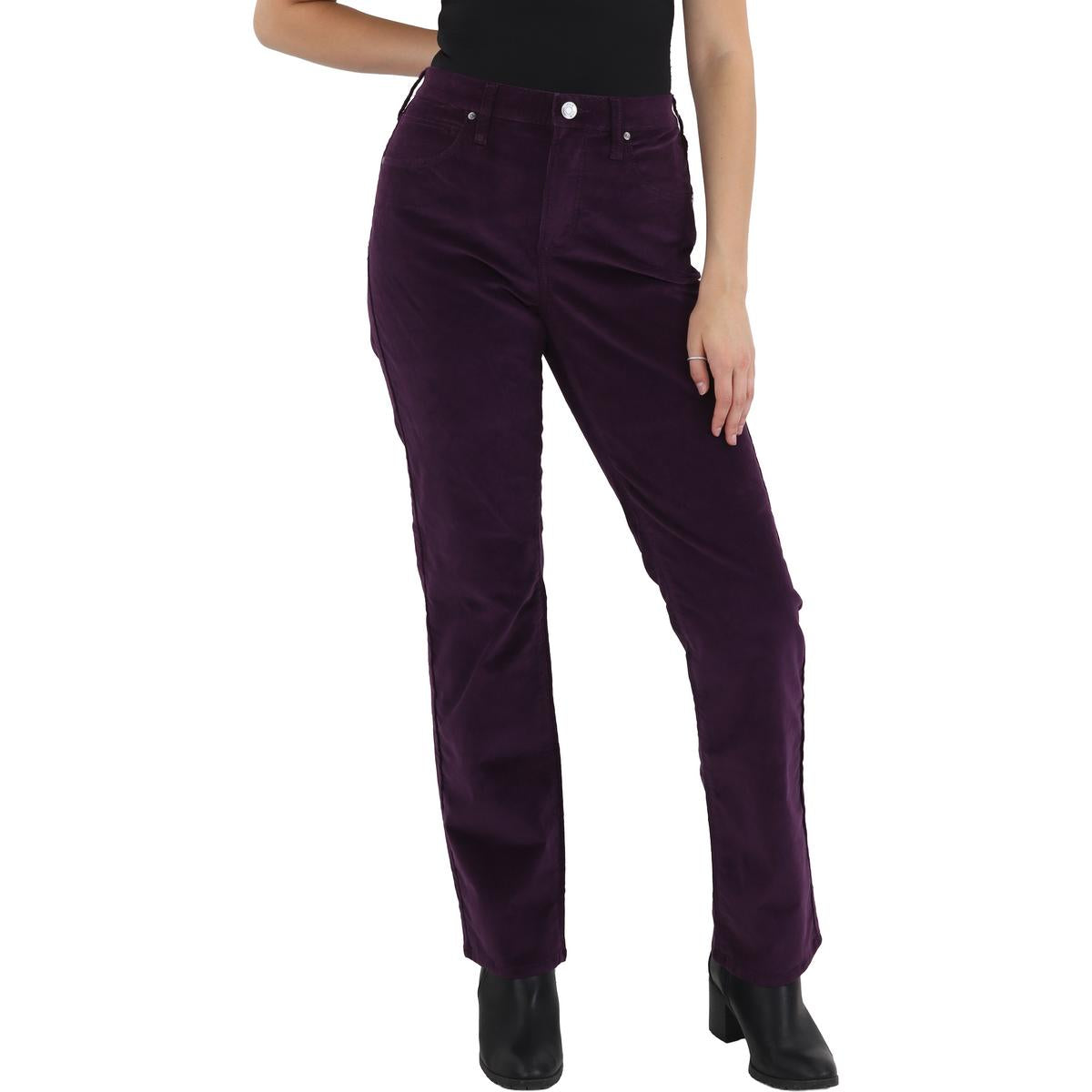 Ruby Cordhose mit mittlerer Bundhöhe und geradem Bein