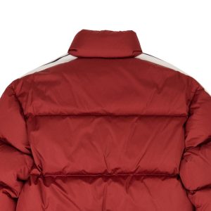 Rote Classic Trainingsjacke mit Feder-Daunenfüllung