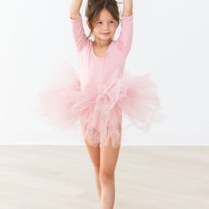 Vintage 3/4 Ballettbody mit Tutu – Rosa