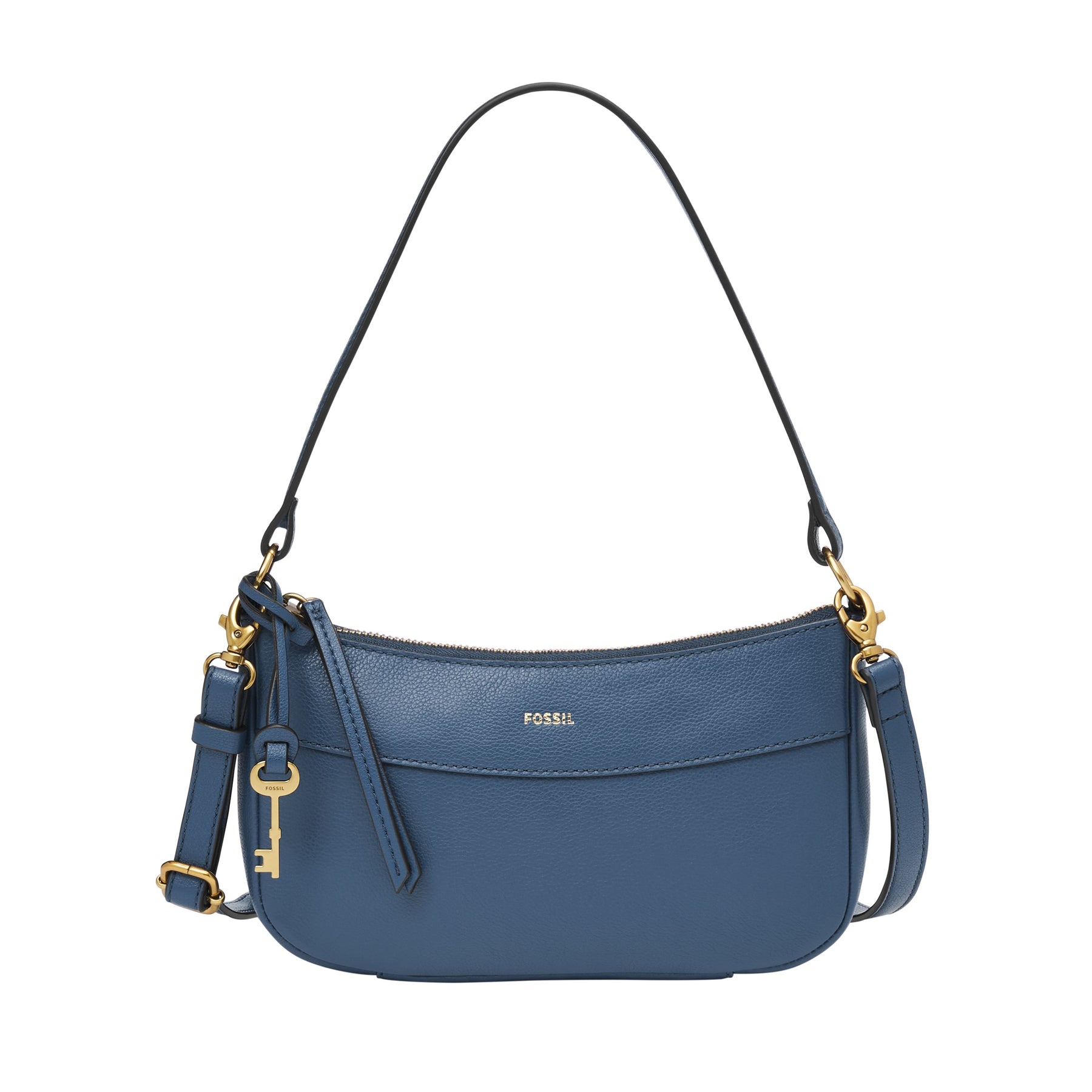 Fossil Skylar Damen-Baguettetasche aus Leder