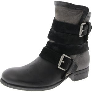 Slater Leder-Stiefeletten mit Riemen