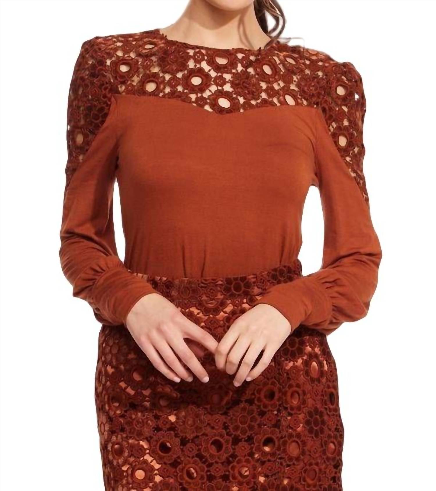 Cuvee Sumatra Bluse – Spitze
