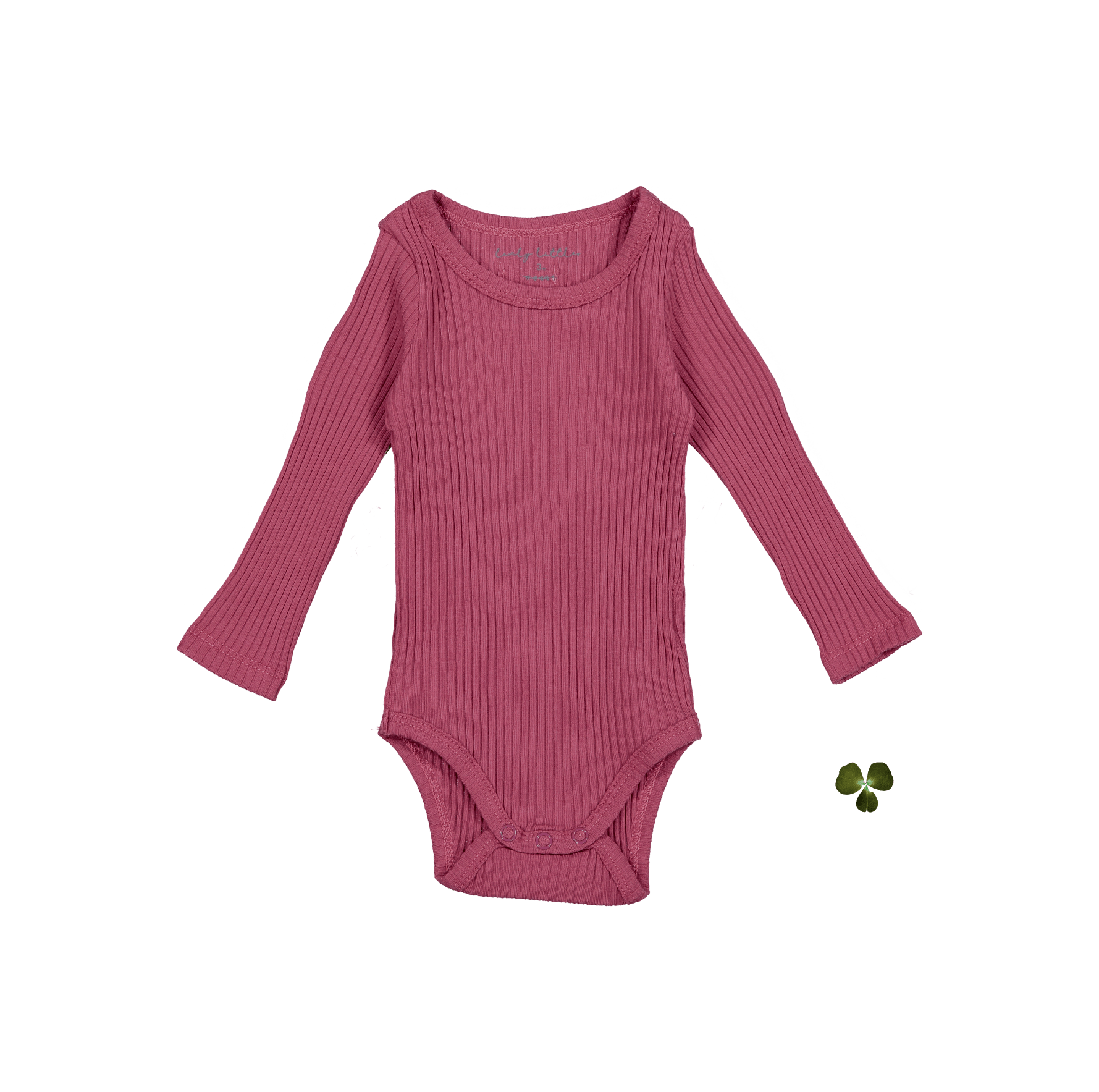 Langarm-Onesie – Himbeere