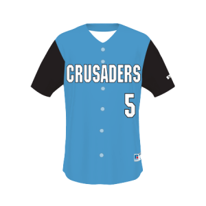 Russell Freestyle Baseballtrikot mit durchgehender Knopfleiste und Sublimationsdruck