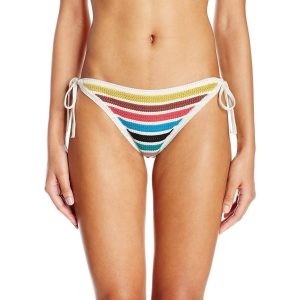 String Bikinihose – gehäkelt, mehrfarbig