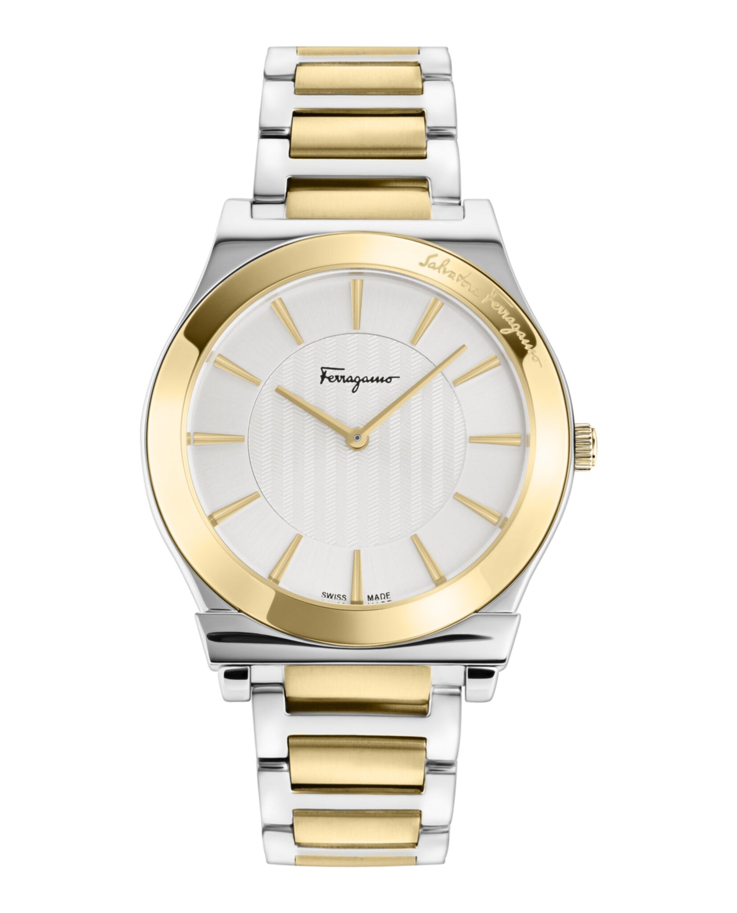 Ferragamo 1898 Slim Armbanduhr – Gliederarmband