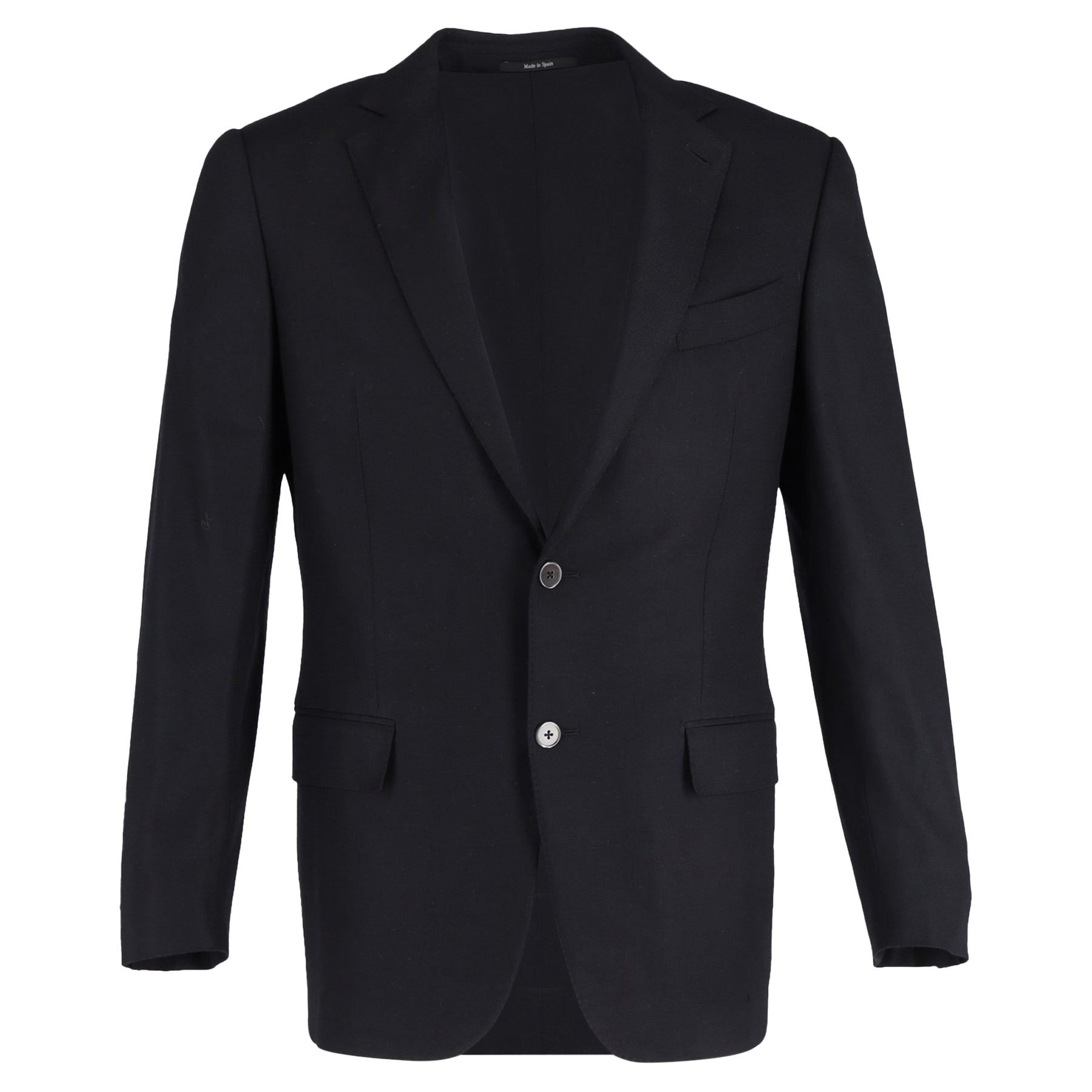 Ermenegildo Zegna 15 Mil Mil 15 Blazer – Wolle, Schwarz – 7748632379452