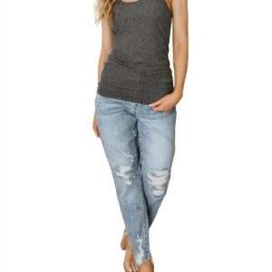 Everybody's Favorite 7732490240060 Tanktop – Ringerrücken, Anthrazit