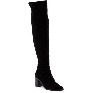 Gifted Overknee-Stiefel – mit Reißverschluss, Veloursleder, Leder
