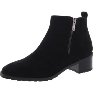 AKSAKARA Double Stiefeletten – Velourslederimitat, Reißverschluss