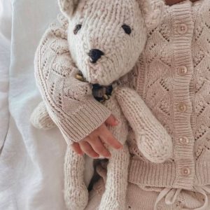 Wool Knit Buddy gestrickte Wollfigur – Alfred der Bär