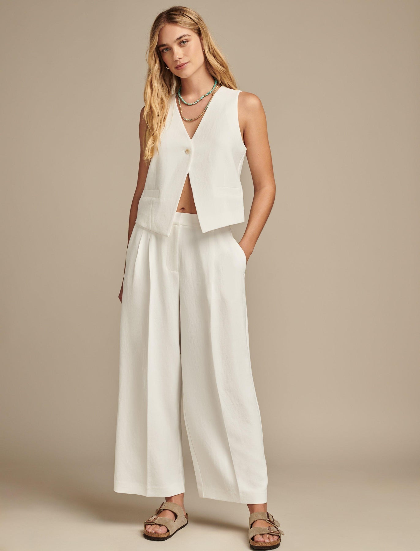 Lucky Brand verkürzte Damen-Poly-Hose – 7733835595836