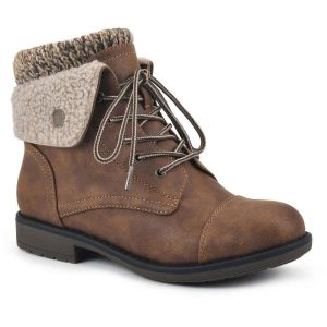Duena gestrickte Stiefeletten mit Umschlag
