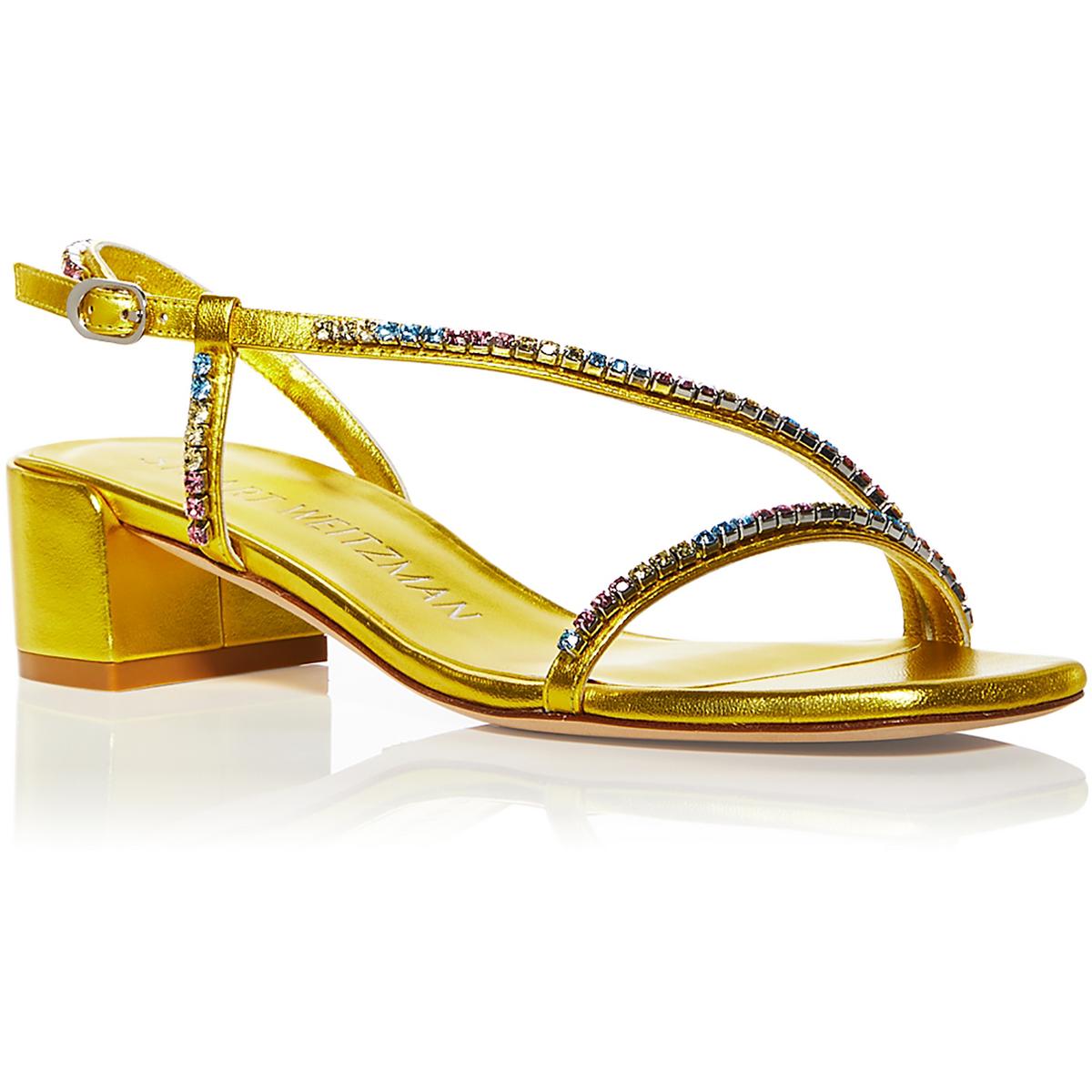 Soiree Leder-Absatzschuhe mit Knöchelriemen