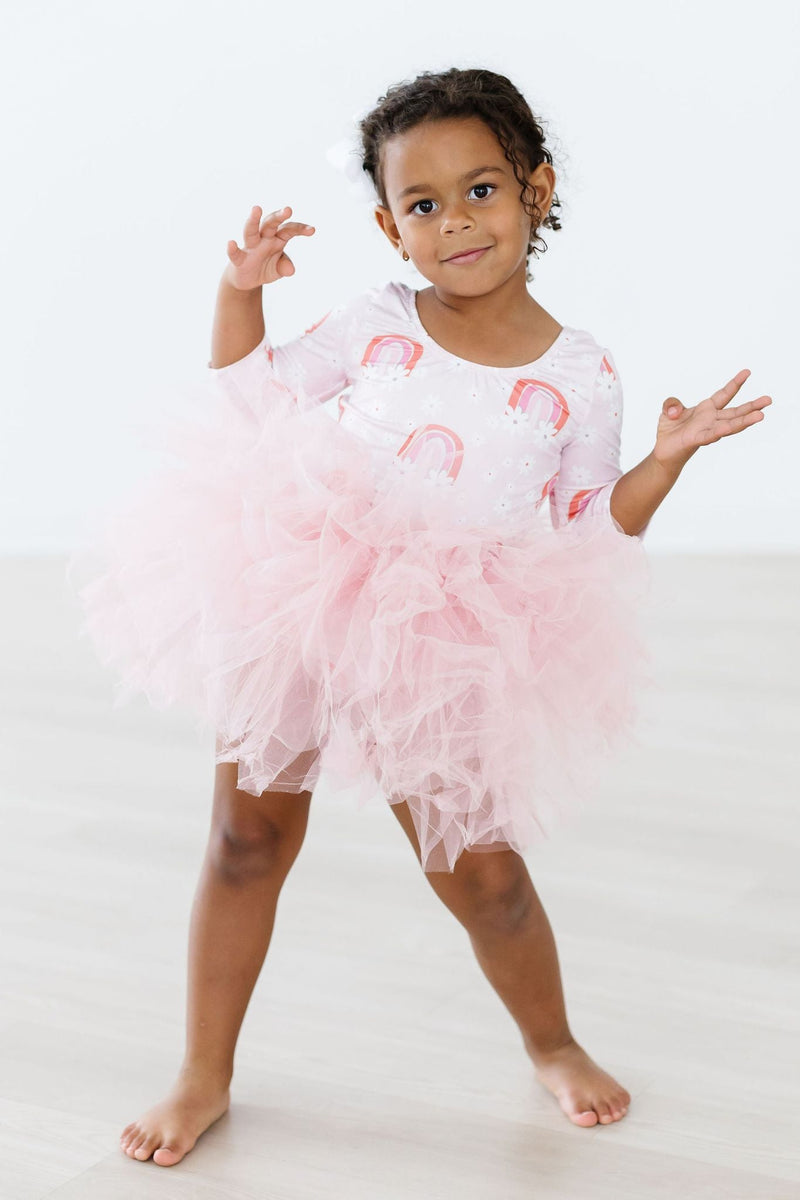 Fun Flowers 3/4 Ballettbody mit Tutu