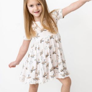 PLANE FUN Dream-Kleid mit Rüschen
