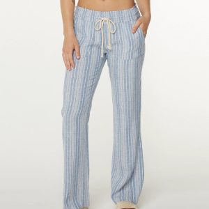 Roxy Oceanside gestreifte Strandhose für Damen