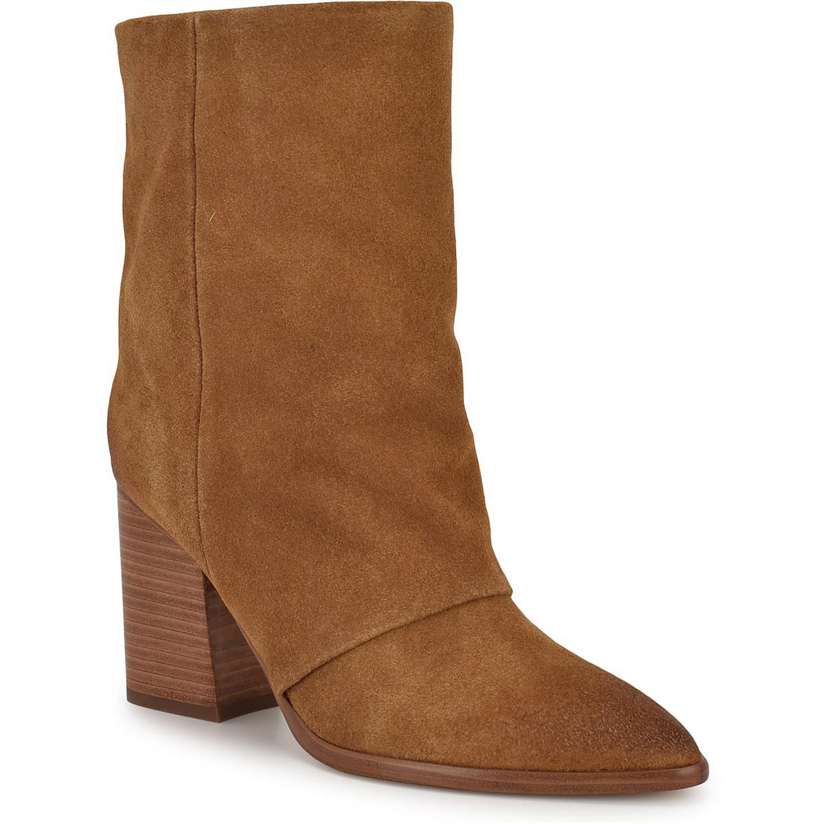 Chaye halbhohe Stiefel – Veloursleder, unifarben