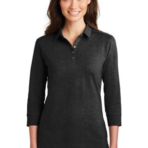 Port Authority Meridian Damen-Poloshirt aus Baumwollmischung mit 3/4-Ärmeln – L578