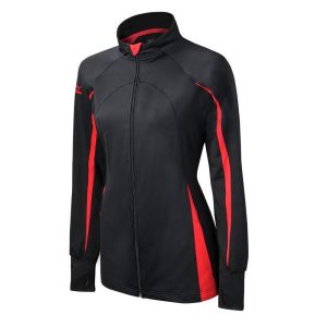 Mizuno Elite 9 Focus Kinderjacke mit durchgehendem Reißverschluss