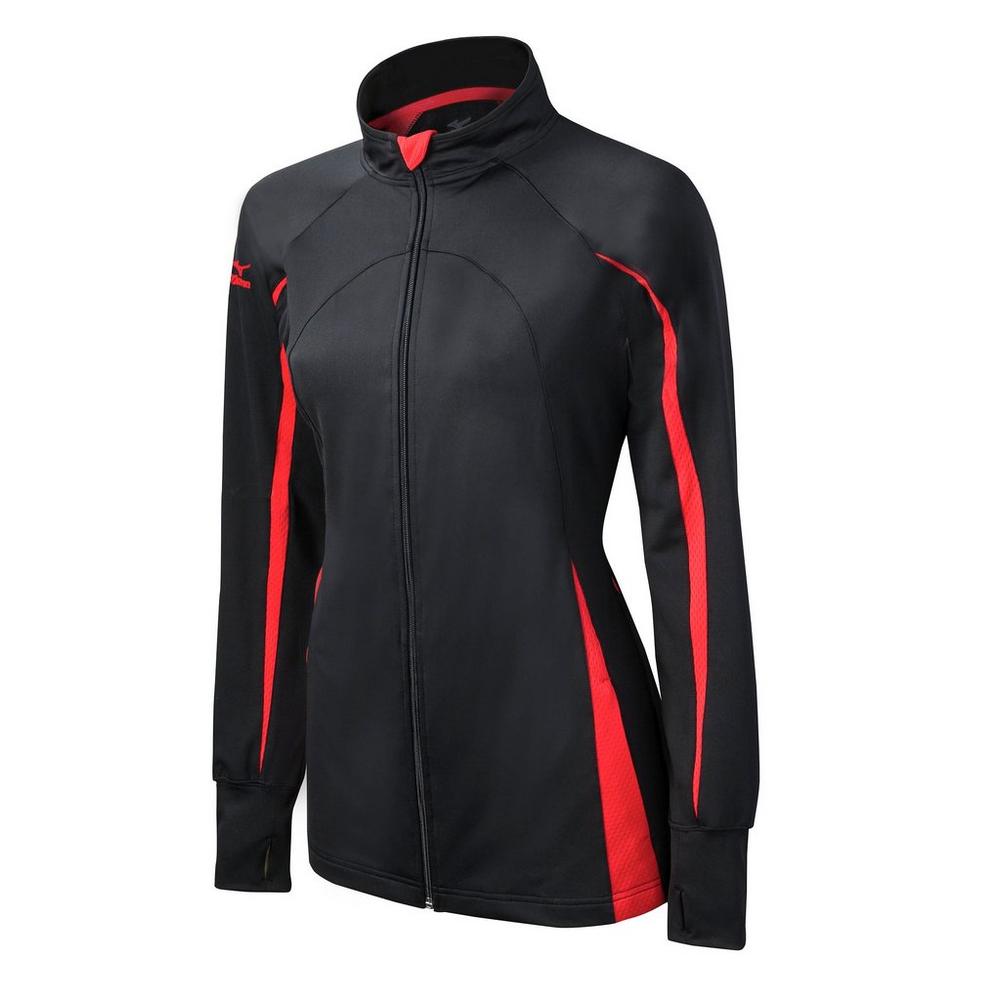 Mizuno Elite 9 Focus Kinderjacke mit durchgehendem Reißverschluss