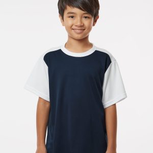 Alleson Athletic Baseballtrikot mit Rundhalsausschnitt für Kinder