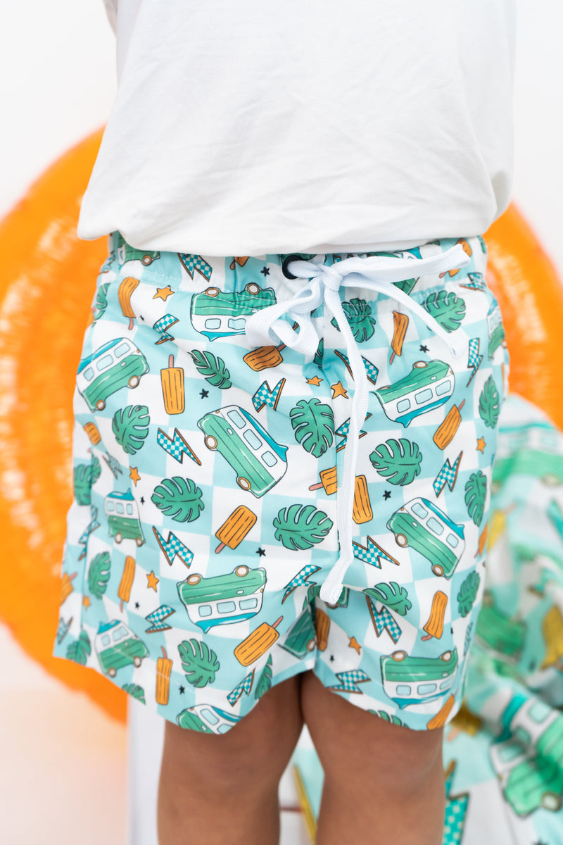 EXCLUSIVE CHECKED OUT FOR SUMMER Dream-Badehose
