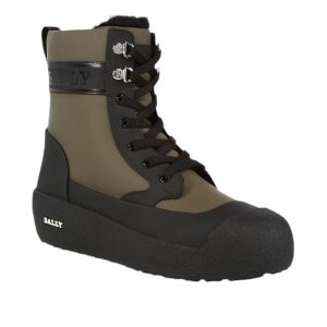 Bally Cuby 6234586 Curling Stiefel – Lammfellfutter, Leder, Herren