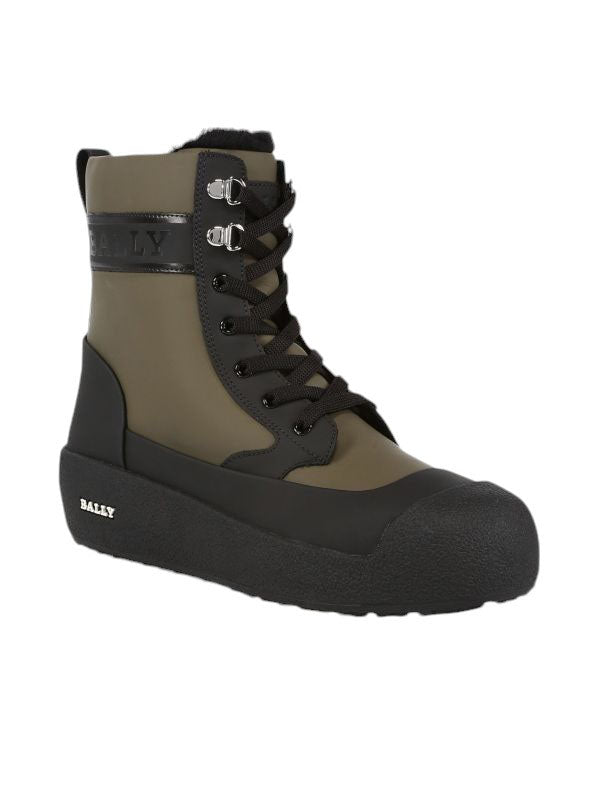 Bally Cuby 6234586 Curling Stiefel – Lammfellfutter, Leder, Herren