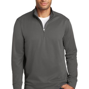 Port & Company Performance Herren-Fleece-Sweatshirt zum Überziehen mit 1/4-Reißverschluss