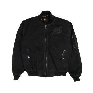 Bossi Canvas-Bomberjacke in Schwarz